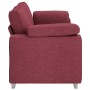 Sofá de 3 plazas Rojo vino 178 cm Tela by , Sofas - Ref: Foro24-4105240, Price: 276,71 €, Discount: %