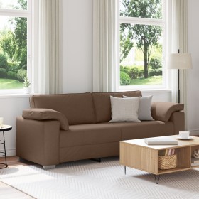 Sofá de 3 plazas Marrón 178 cm Tela by , Sofas - Ref: Foro24-4105241, Price: 276,71 €, Discount: %