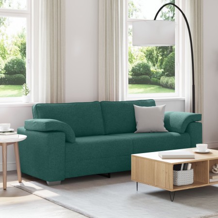 Sofá de 3 plazas  Verde Oscuro 178 cm Tela | Foro24.es | Tu tienda online para hogar, jardín y más Foro24.es