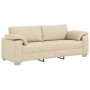 Sofá de 3 plazas Crema de 178 cm en tela de , Sofás - Ref: Foro24-4105244, Precio: 277,05 €