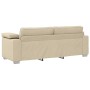Sofá de 3 plazas Crema de 178 cm en tela von , Sofas - Ref: Foro24-4105244, Preis: 277,15 €, Rabatt: %