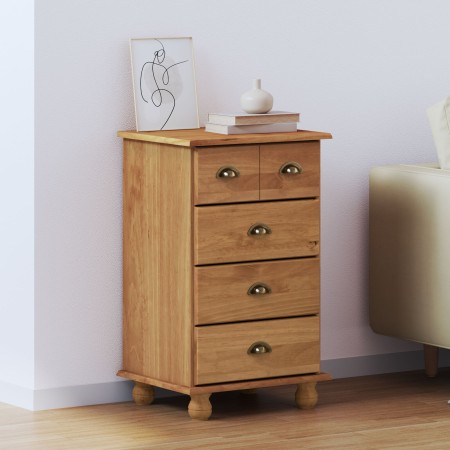 Cajonera 'ASKIM'Madera Sólida Marrón 45.8x40x79 cm | Foro24.es | Tu tienda online para hogar, jardín y más Foro24.es