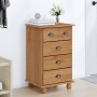Cajonera 'ASKIM'Madera Sólida Marrón 45.8x40x79 cm | Foro24.es | Tu tienda online para hogar, jardín y más Foro24.es