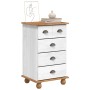 Cajonera 'ASKIM'Blanca 45.8x40x79 cm Madera Sólida de Pino | Foro24.es | Tu tienda online para hogar, jardín y más Foro24.es