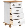 Cajonera 'ASKIM'Blanca 45.8x40x79 cm Madera Sólida de Pino | Foro24.es | Tu tienda online para hogar, jardín y más Foro24.es