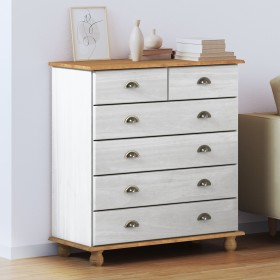 Cómoda "ASKIM" Blanca 91x40x95,5 cm Madera Sólida de Pino by , Drawers - Ref: Foro24-4105420, Price: 218,01 €, Discount: %