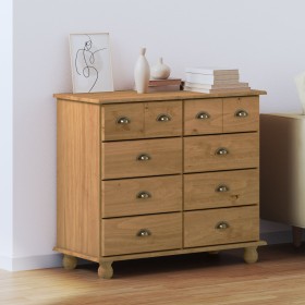 Cajonera 'ASKIM'Color Marrón Miel 91x40x79 cm de Madera Sólida de Pino by , Drawers - Ref: Foro24-4105421, Price: 211,60 €, D...