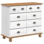 Cajonera 'ASKIM'Blanca 91x40x79 cm de Madera de Pino Sólido | Foro24.es | Tu tienda online para hogar, jardín y más Foro24.es