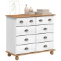 Cajonera 'ASKIM'Blanca 91x40x79 cm de Madera de Pino Sólido | Foro24.es | Tu tienda online para hogar, jardín y más Foro24.es