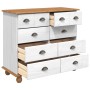 Cajonera 'ASKIM'Blanca 91x40x79 cm de Madera de Pino Sólido | Foro24.es | Tu tienda online para hogar, jardín y más Foro24.es