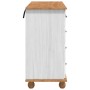 Cajonera 'ASKIM'Blanca 91x40x79 cm de Madera de Pino Sólido | Foro24.es | Tu tienda online para hogar, jardín y más Foro24.es