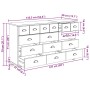 Cajonera "ASKIM" 79x40x133.5 cm Pino Macizo by , Drawers - Ref: Foro24-4105427, Price: 288,95 €, Discount: %