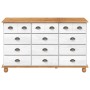 Cajonera "ASKIM" Blanca 79x40x133.5 cm de Madera Sólida de Pino by , Drawers - Ref: Foro24-4105429, Price: 295,77 €, Discount: %