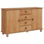Sideboard "ASKIM" 133,5x40x79 cm Madera maciza de Pino | Foro24.es | Tu tienda online para hogar, jardín y más Foro24.es