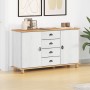 Aparador 'ASKIM'Blanco 133.5x40x79 cm Madera Sólida de Pino | Foro24.es | Tu tienda online para hogar, jardín y más Foro24.es