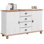 Aparador 'ASKIM'Blanco 133.5x40x79 cm Madera Sólida de Pino | Foro24.es | Tu tienda online para hogar, jardín y más Foro24.es