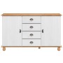Aparador 'ASKIM'Blanco 133.5x40x79 cm Madera Sólida de Pino | Foro24.es | Tu tienda online para hogar, jardín y más Foro24.es