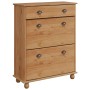 Cabinet de Zapatos "ASKIM" 85x35x108 cm de Madera Sólida de Pino by , Shoe racks and shoe organizers - Ref: Foro24-4105436, P...