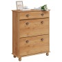 Cabinet de Zapatos "ASKIM" 85x35x108 cm de Madera Sólida de Pino by , Shoe racks and shoe organizers - Ref: Foro24-4105436, P...