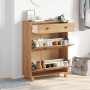 Cabinet de Zapatos "ASKIM" 85x35x108 cm de Madera Sólida de Pino by , Shoe racks and shoe organizers - Ref: Foro24-4105436, P...