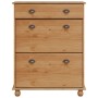 Cabinet de Zapatos "ASKIM" 85x35x108 cm de Madera Sólida de Pino by , Shoe racks and shoe organizers - Ref: Foro24-4105436, P...