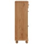 Cabinet de Zapatos "ASKIM" 85x35x108 cm de Madera Sólida de Pino by , Shoe racks and shoe organizers - Ref: Foro24-4105436, P...