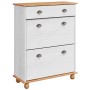Armario para zapatos ASKIM Blanco 85x35x108 cm de Pino Macizo | Foro24.es | Tu tienda online para hogar, jardín y más Foro24.es