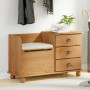 Banco de Almacenamiento para Entrada "ASKIM" Marrón 100x39x62 cm Madera Sólida Pino | Foro24.es | Tu tienda online para hogar, jardín y más Foro24.es