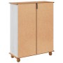 Armario para zapatos ASKIM Blanco 85x35x108 cm de Pino Macizo | Foro24.es | Tu tienda online para hogar, jardín y más Foro24.es
