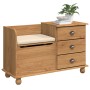 Banco de Almacenamiento para Entrada "ASKIM" Marrón 100x39x62 cm Madera Sólida Pino | Foro24.es | Tu tienda online para hogar, jardín y más Foro24.es