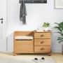 Banco de Almacenamiento para Entrada "ASKIM" Marrón 100x39x62 cm Madera Sólida Pino | Foro24.es | Tu tienda online para hogar, jardín y más Foro24.es