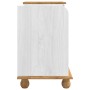 Banco de Almacenamiento para Entrada ASKIM Blanco 100x39x62 cm Madera Sólida de Pino | Foro24.es | Tu tienda online para hogar, jardín y más Foro24.es
