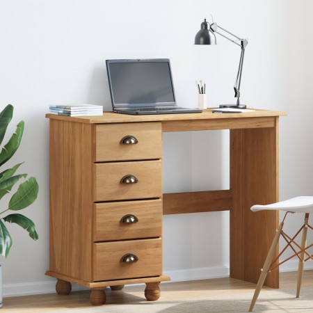 Escritorio 'ASKIM'con Cajones 95x40x75 cm Madera Sólida de Pino von , Schreibtische - Ref: Foro24-4105448, Preis: 146,23 €, R...