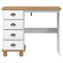 Escritorio "ASKIM" con cajones Blanco 95x40x75 cm Madera sólida Pino | Foro24.es | Tu tienda online para hogar, jardín y más Foro24.es