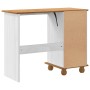 Escritorio "ASKIM" con cajones Blanco 95x40x75 cm Madera sólida Pino | Foro24.es | Tu tienda online para hogar, jardín y más Foro24.es