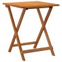 Mesa de Jardín Plegable Cuadrada 60x60x72 cm Madera Sólida Acacia | Foro24.es | Tu tienda online para hogar, jardín y más Foro24.es