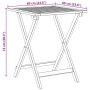 Mesa de Jardín Plegable Cuadrada 60x60x72 cm Madera Sólida Acacia | Foro24.es | Tu tienda online para hogar, jardín y más Foro24.es