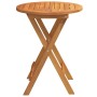 Mesa Plegable de Jardín Redonda Ø60x72 cm Madera Maciza de Acacia de , Mesas de jardín - Ref: Foro24-4105491, Precio: 52,34 €