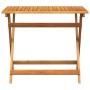 Mesa de Jardín Plegable Rectangular 100x55x75 cm Madera Sólida de Acacia | Foro24.es | Tu tienda online para hogar, jardín y más Foro24.es