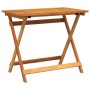 Mesa de Jardín Plegable Rectangular 100x55x75 cm Madera Sólida de Acacia | Foro24.es | Tu tienda online para hogar, jardín y más Foro24.es