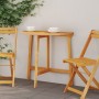 Mesa de Jardín Plegable Media Redonda 78x46x75 cm Madera Sólida de Acacia by , Garden tables - Ref: Foro24-4105493, Price: 67...
