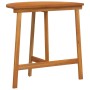 Mesa de Jardín Plegable Media Redonda 78x46x75 cm Madera Sólida de Acacia by , Garden tables - Ref: Foro24-4105493, Price: 67...