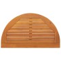 Mesa de Jardín Plegable Media Redonda 78x46x75 cm Madera Sólida de Acacia by , Garden tables - Ref: Foro24-4105493, Price: 67...