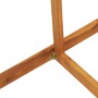 Mesa de Jardín Plegable Media Redonda 78x46x75 cm Madera Sólida de Acacia by , Garden tables - Ref: Foro24-4105493, Price: 67...