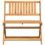 Banco de Jardín Plegable 80x46x85 cm Madera Maciza de Acacia
