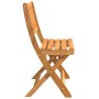 Banco de Jardín Plegable 80x46x85 cm Madera Maciza de Acacia