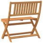 Banco de Jardín Plegable 80x46x85 cm Madera Maciza de Acacia