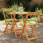 Juego de Bistro Plegable de 3 Piezas de Madera Maciza de Acacia | Foro24.es | Tu tienda online para hogar, jardín y más Foro24.es