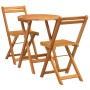 Juego de Bistro Plegable de 3 Piezas de Madera Maciza de Acacia | Foro24.es | Tu tienda online para hogar, jardín y más Foro24.es