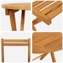 Juego de Bistro Plegable de 3 Piezas de Madera Maciza de Acacia | Foro24.es | Tu tienda online para hogar, jardín y más Foro24.es